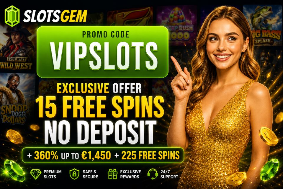 Play online pokies with free spins and win with SlotsGem Online Casino